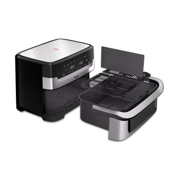 Air Fryer Tefal EY922DE0 με Διπλό Αποσπώμενο Κάδο 9lt Μαύρο Air Fryer Tefal EY922DE0 με Διπλό Αποσπώμενο Κάδο 9lt Μαύρο
